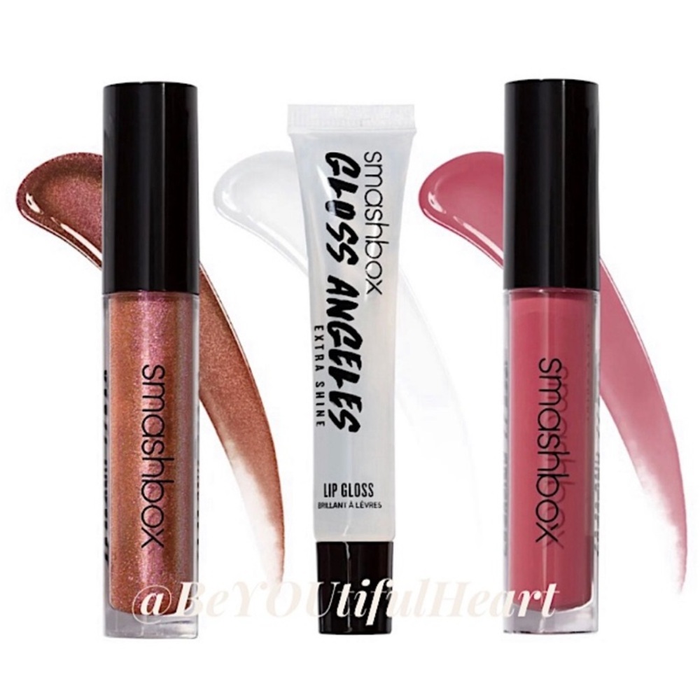 Smashbox Gloss Angeles Trio Set in Hustle & Glow, Extra Shine & Celeb Sighting - Picture 12 of 12